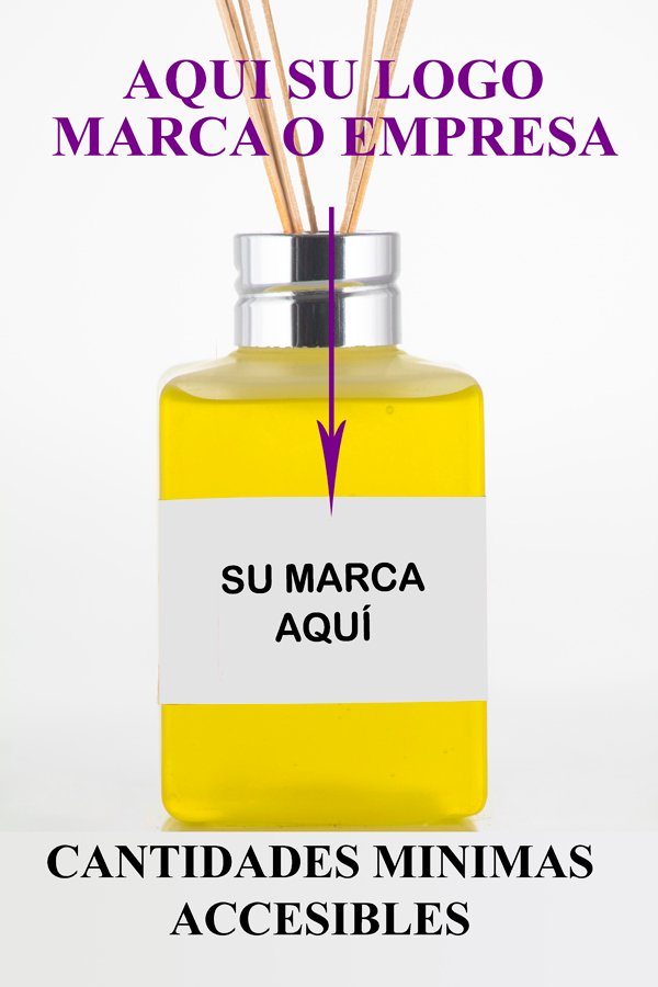 Difusor 125ml con Varillas con su Marca Ambientalis